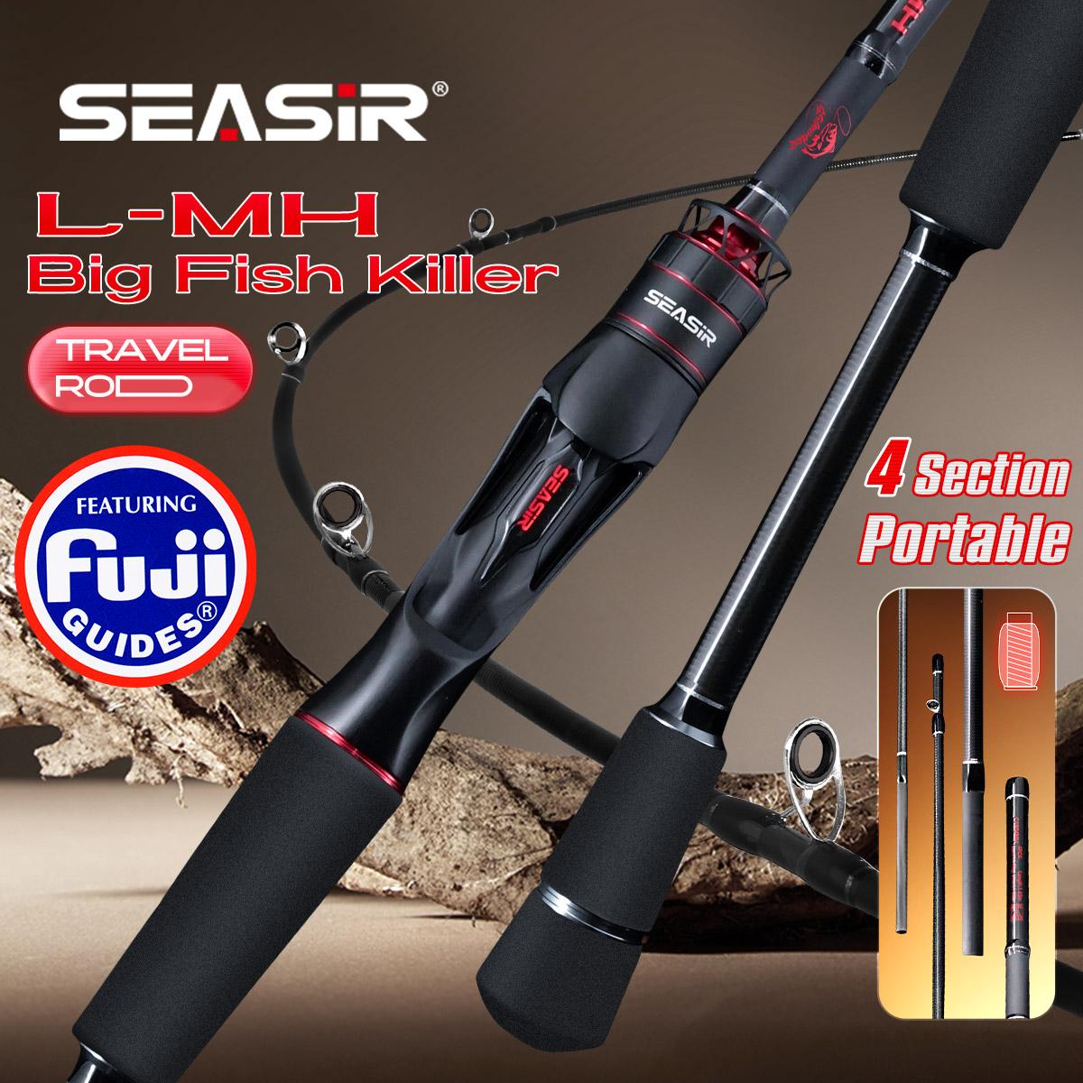 Seasir Salminus XF M/MH Spinin - Kastking Reel Zephyr 评论和价格