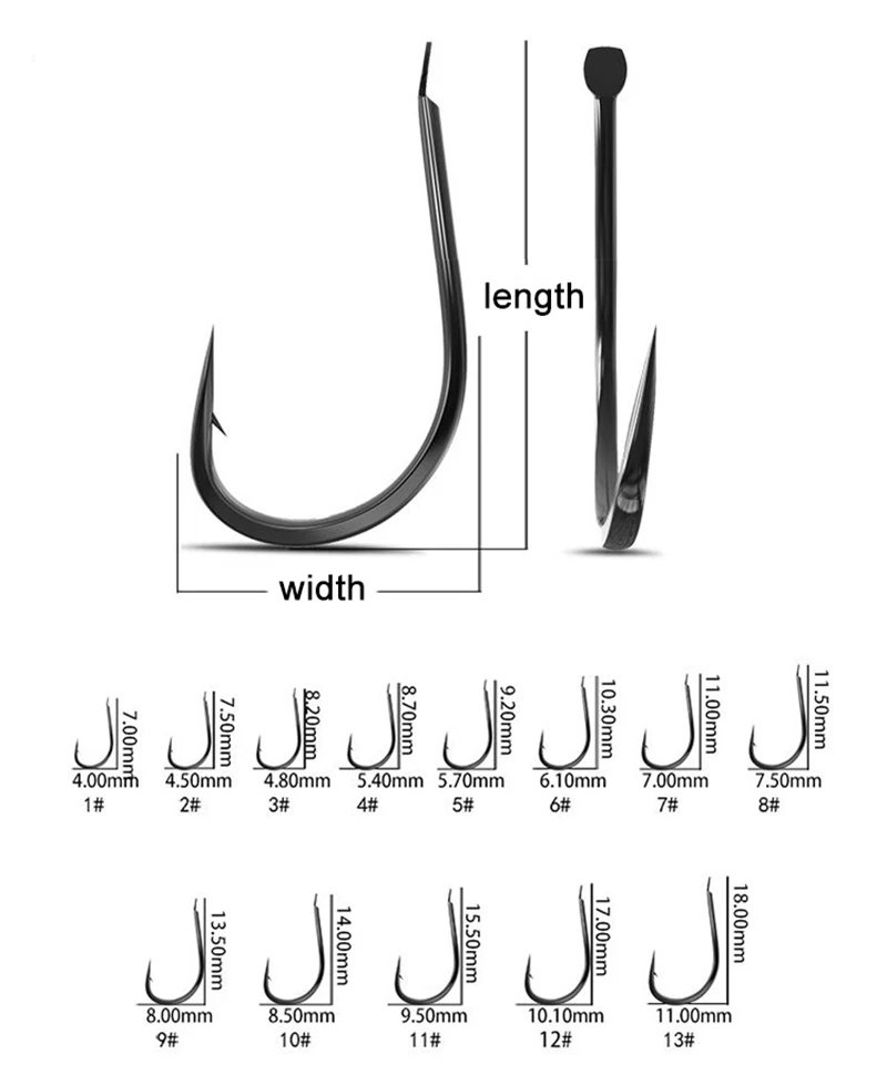 50PCS Small Fishing Hooks High - Fishing Hook Barbless 评论和价格