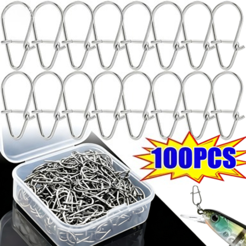 100PCS Stainless Steel Fishing - Fishing Hook Stainless Steel 评论和价格